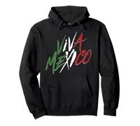 Trendy Apparel Viva Mexico Colores Bandera Red White Green Sudadera con Capucha