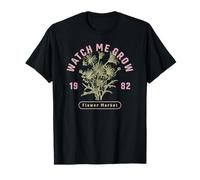 Trendy Apparel Watch Me Grow 1982 Flower Market Distressed Camiseta
