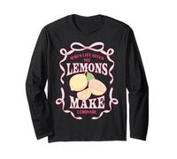 Trendy Apparel When Life Gives You Lemons Make Lemonade Manga Larga