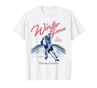 Trendy Apparel Winter Games Ottawa Canada EST.1920 Hocky Camiseta