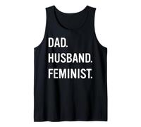 Trendy Apparel Women's History Month Dad Husband Feminist Camiseta sin Mangas