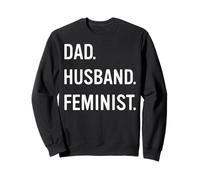 Trendy Apparel Women's History Month Dad Husband Feminist Sudadera