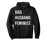 Trendy Apparel Women's History Month Dad Husband Feminist Sudadera con Capucha