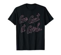 Trendy Apparel Women's History Month Go and Get It Girl Camiseta