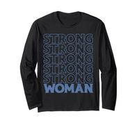 Trendy Apparel Women's History Month Strong Strong Woman Manga Larga