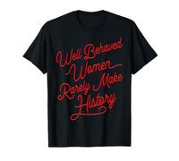Trendy Apparel Women's History Month Woman Make History Camiseta