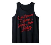 Trendy Apparel Women's History Month Woman Make History Camiseta sin Mangas