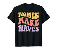 Trendy Apparel Women's History Month Women Make Waves Camiseta