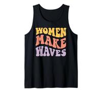Trendy Apparel Women's History Month Women Make Waves Camiseta sin Mangas