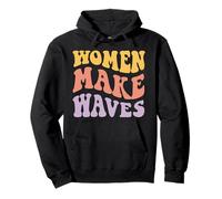 Trendy Apparel Women's History Month Women Make Waves Sudadera con Capucha