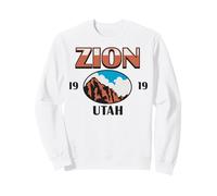 Trendy Apparel Zion Utah 1919 National Park Mountain Sky Sudadera