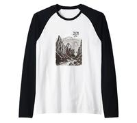 Trendy Apparel Zion Utah National Park Mountain Landscape Camiseta Manga Raglan