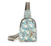 Trendy Fashion White Elephant Blue and Black Christmas (palabra clave) (prop1) (longword) para (escenario)