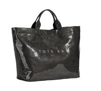 Trendy Letters Print Handbag - Oversized Paper Tote Bag with Pockets, Fashion Hobo Shoulder Purse | Practical Travel Bag for Women, Durable Lightweight Shopping Work School Accessory, Stylish