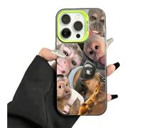 Trendy Monkey Phone Case Compatible for iPhone 17/16/15/14/13/12/11 Promax 2026 New Creative Monkey Pattern Phone Case Shockproof TPU Protective Cover (#4,for 17promax)