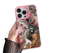 Trendy Monkey Phone Case Compatible for iPhone 17/16/15/14/13/12/11 Promax 2026 New Creative Monkey Pattern Phone Case Shockproof TPU Protective Cover (#3,for 17promax)