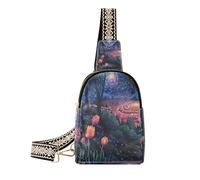 Trendy Secret Garden - Riñonera impermeable para mujer, bolsa cruzada para el día, Jardín secreto, 1 size