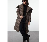 Trendyol Abrigo de invierno chocolate XL chocolate