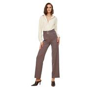 Trendyol Anthracite Arched Pants Calzoncillos, 36 De Las Mujeres