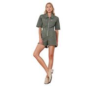 Trendyol Beli-Mono de Goma Vaquera, Caqui, L para Mujer