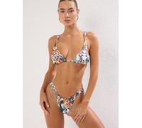 Trendyol Bikini verde / naranja / negro / blanco XL verde / naranja / negro / blanco