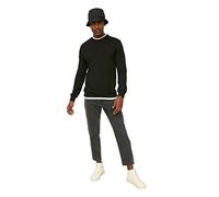Trendyol Black Male Basic Regular Fit-Sudadera, Negro, S para Hombre