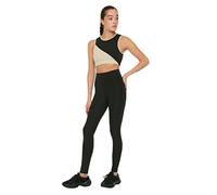 Trendyol Black Push-Up Featured Sports Tights Pantalones de Yoga, L De Las Mujeres