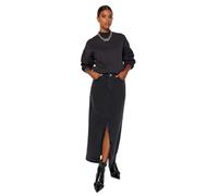 TRENDYOL, Black Slit Maxi Denim Skirt TWOSS23ET00289, Negro, 36, Negro, 38