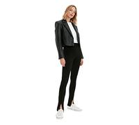 Trendyol Black Tiper Detailed Knitted Tall Pants Calzoncillos, S De Las Mujeres