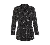 Trendyol Blazer negro / blanco 34 negro / blanco