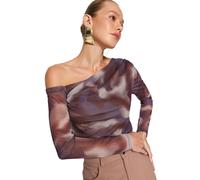 Trendyol Blusa para Mujer, marrón, XS