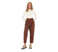 Trendyol Brown Striped Pants Calzoncillos, 36 De Las Mujeres