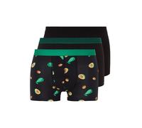 Trendyol Calzoncillo boxer caramelo / amarillo / esmeralda / negro L caramelo / amarillo / esmeralda / negro