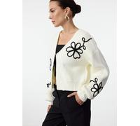 Trendyol Cárdigan marfil / negro M marfil / negro