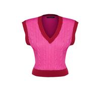 Trendyol Chaleco de punto baya / rosa claro M baya / rosa claro