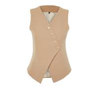 Trendyol Chaleco para traje beige 40 beige