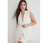 Trendyol Chaleco para traje negro / blanco 36 negro / blanco