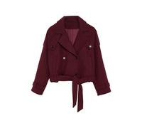 Trendyol Chaqueta de entretiempo borgoña XS borgoña