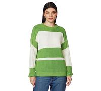 Trendyol Crew Neck Colorblock Regular Sweater Sudadera, Crudo, L para Mujer