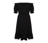 Trendyol Curve Vestido negro 48 negro