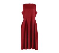 Trendyol Curve Vestido rojo oscuro 42 rojo oscuro