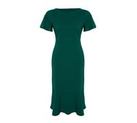 Trendyol Curve Vestido verde oscuro 44 verde oscuro
