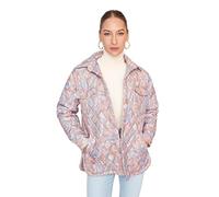 Trendyol Damen Oversize Puffer Textured Webstoff Winterjacke Abrigo, Multi-Color, M De Las Mujeres