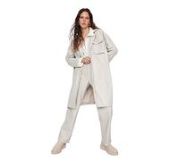 Trendyol Damen Regular Zweireihig Plain Webstoff Trenchcoat Abrigo, Stone, 36 De Las Mujeres