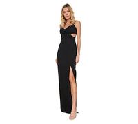 Trendyol Detaillierte Abendkleider Kleid Vestido Formal de Noche, Black, 34 De Las Mujeres