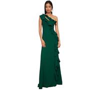 Trendyol Detailliertes Abendkleid und Abschlusskleid Vestido Formal de Noche, Emerald Green, 38 De Las Mujeres