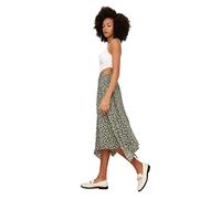 Trendyol Falda de Punto asimétrica asimétrica para Mujer, Color Multi, 40