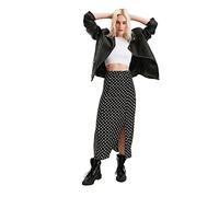Trendyol Falda para Mujer Black Polka Dot Skirt 34