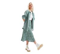 Trendyol Falda Tejida Acampanada para Mujer, Verde, 66