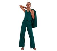Trendyol Green Spacious Trousers, Calzoncillos De Las Mujeres, Green, 32